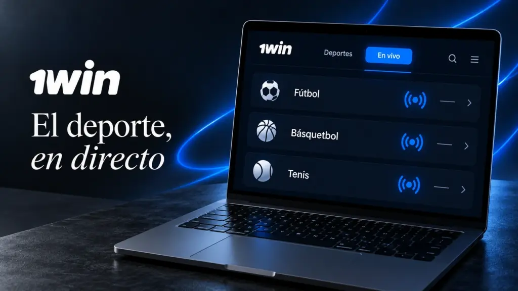 Ilustración de deportes de 1win para México